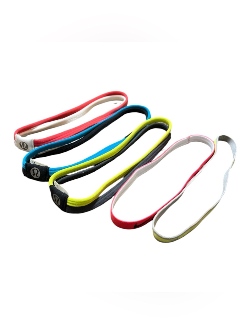 3 lululemon athletica Headbands and 2 Nike